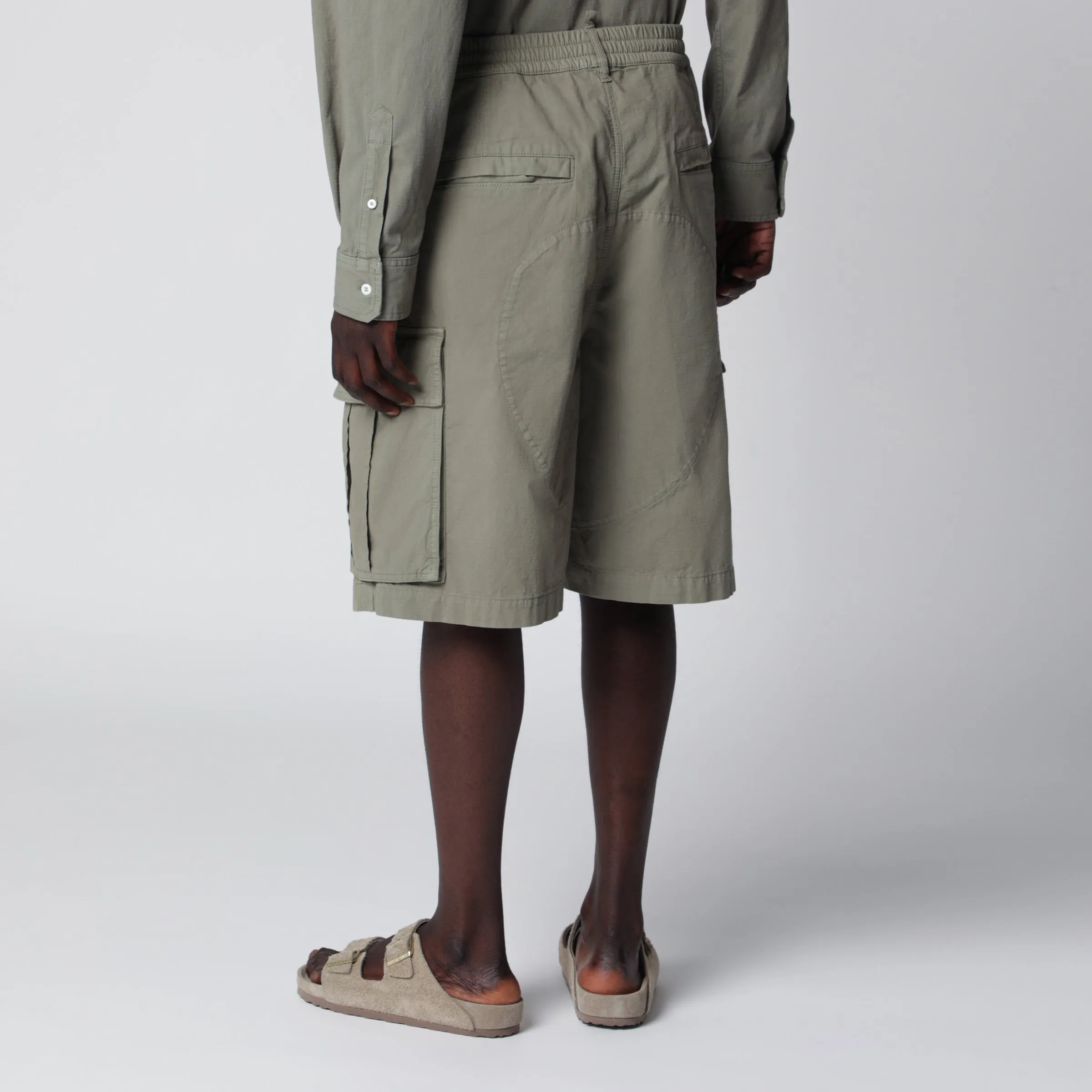 D2 Cargo Ripstop Cotton Cargo Shorts In Oak sold by Wanan Luxury product image thumbnail 2