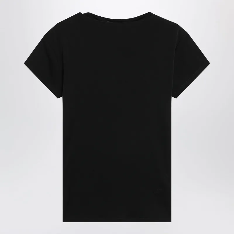 Mistral Top In Black Viscose Blend made by Jacquemus