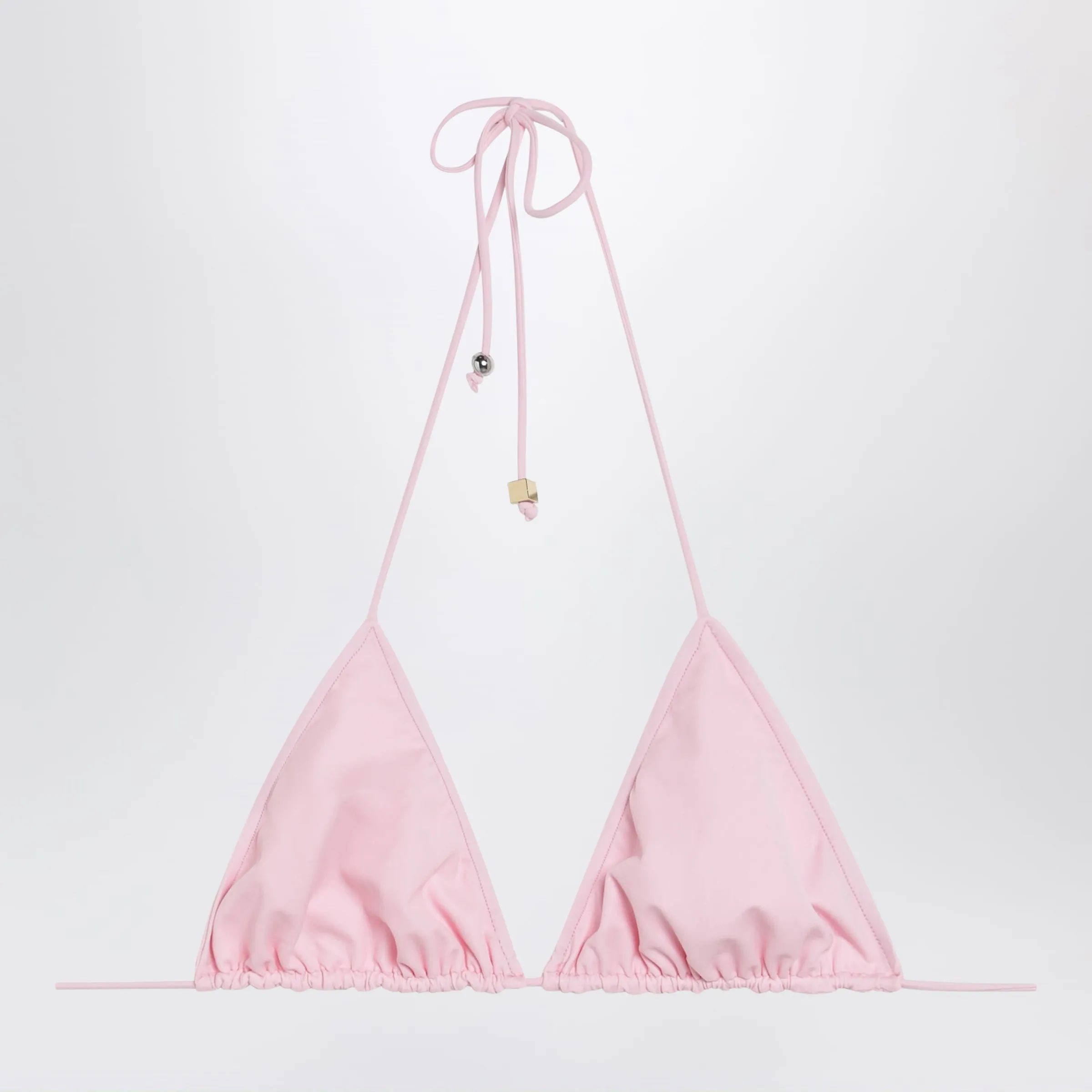 Triangle Bikini Top In Pink sold by Wanan Luxury
