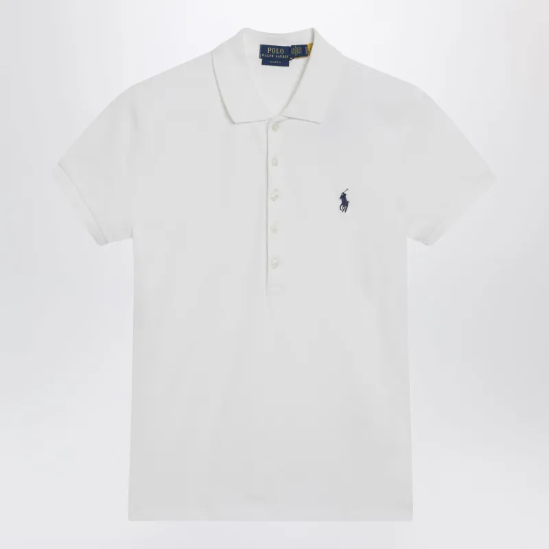 White Slim-Fit Polo Shirt made by Polo by Ralph Lauren