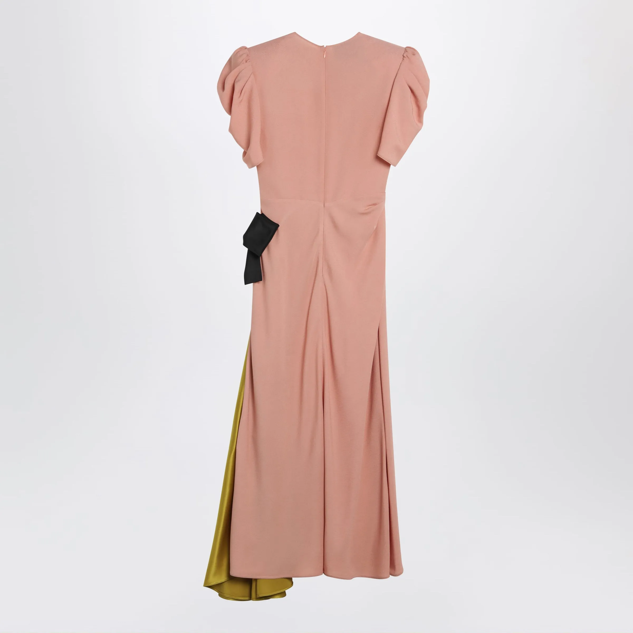 Pink Midi Dress With Maxi Bow sold by Wanan Luxury product image thumbnail 2