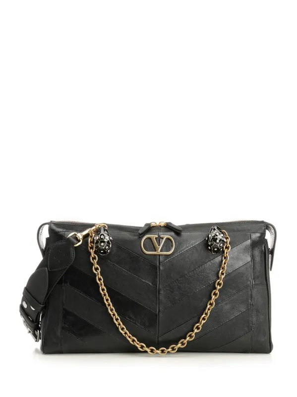 Panthea Crossbody Bags Black made by Valentino Garavani