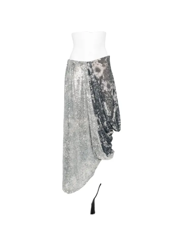 Asymmetric Midi Skirt made by Maison Margiela