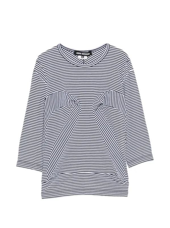 Striped Cotton T-Shirt made by Junya Watanabe