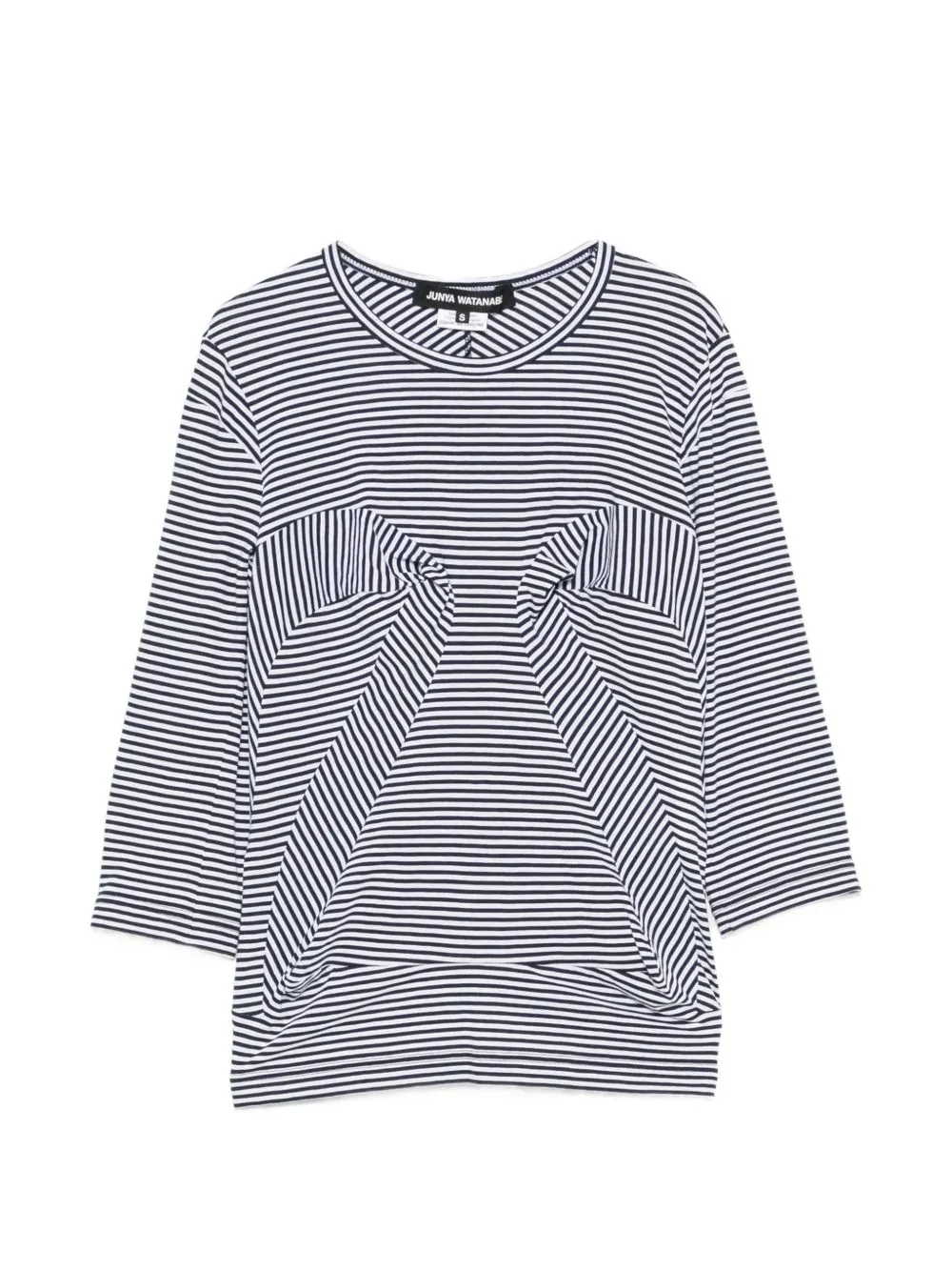 Striped Cotton T-Shirt sold by Wanan Luxury