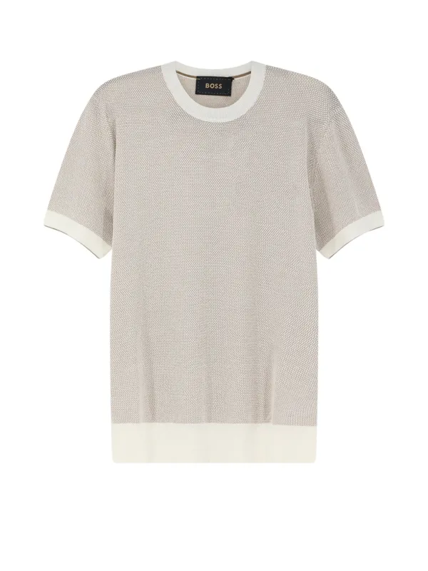 Necasio Silk And Cotton Sweater made by Hugo Boss
