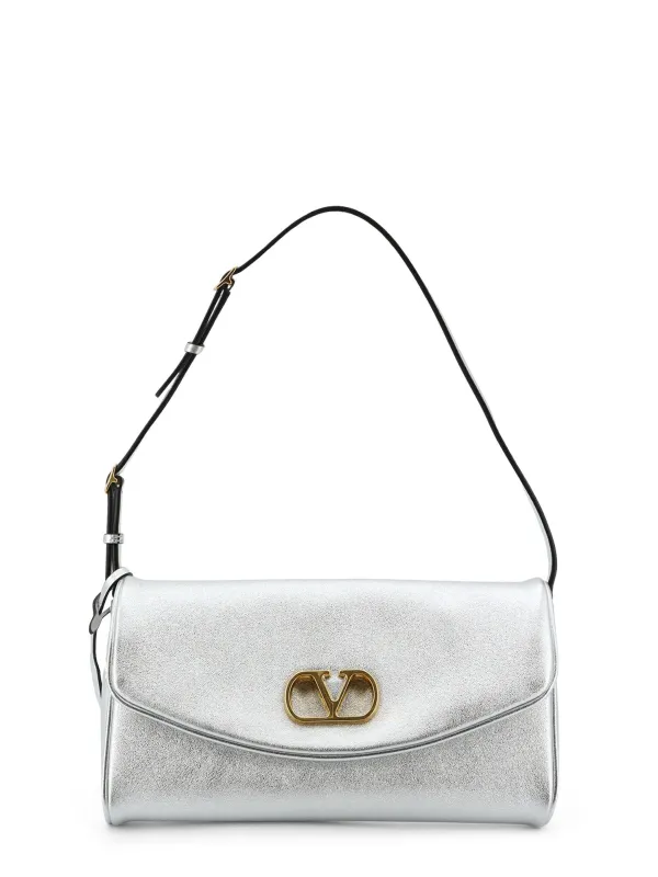 Devain Laminated Leather Shoulder Bag made by Valentino Garavani