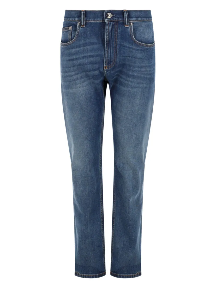 Jeans In Denim Di Cotone sold by Wanan Luxury