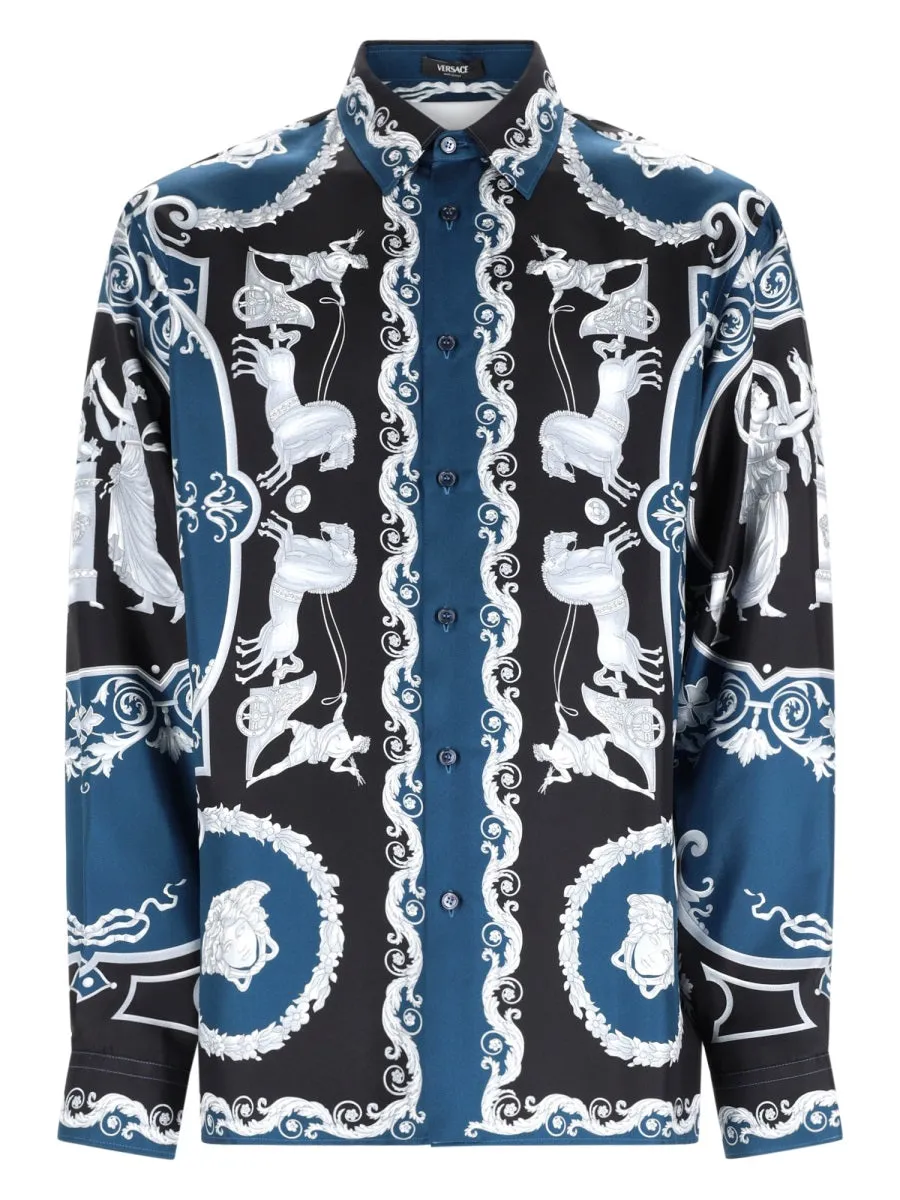 Camicia In Seta Stampata sold by Wanan Luxury