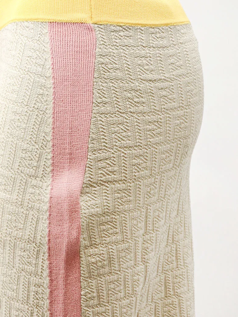 Ff Color Block Skirt sold by Wanan Luxury product image thumbnail 3