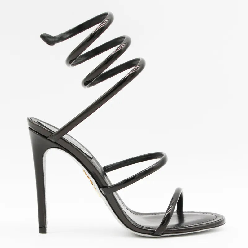 Sandals Blacks And Greys made by Rene Caovilla