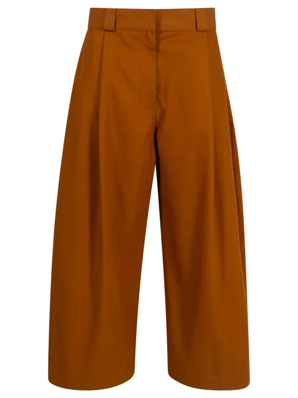 Barrel-Leg Pleated Long Bermudas made by Balenciaga