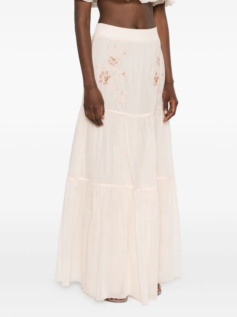 Cotton Long Skirt sold by Wanan Luxury product image thumbnail 4