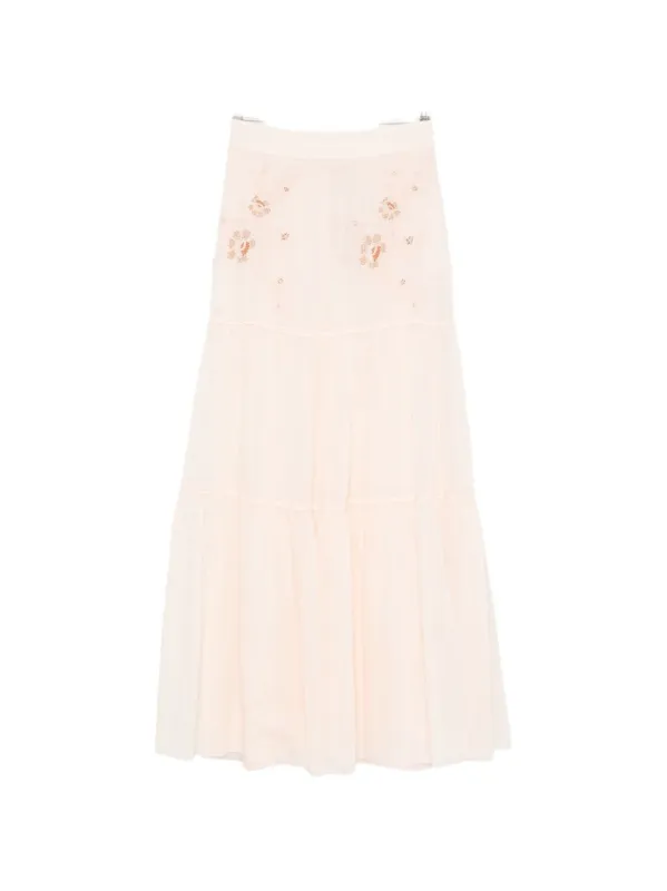 Cotton Long Skirt made by Ermanno Scervino