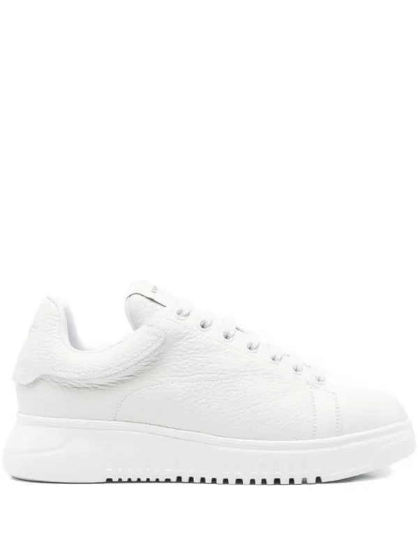 Leather Sneakers made by Emporio Armani
