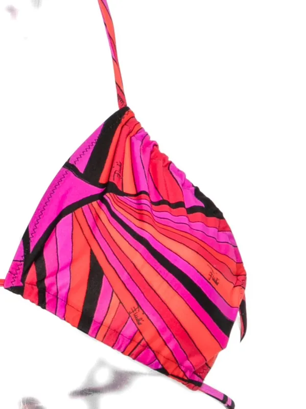Printed Bikini Top made by Emilio Pucci