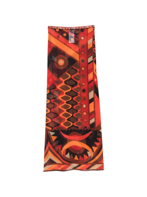 Printed Tulle Skirt made by Emilio Pucci