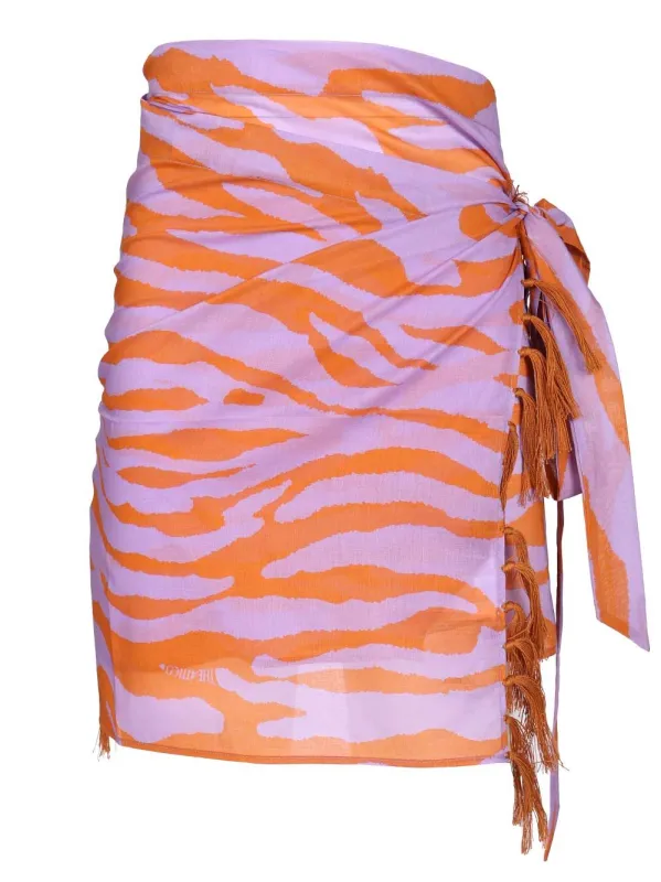 Animalier Pareo Skirts Multicolor made by The Attico