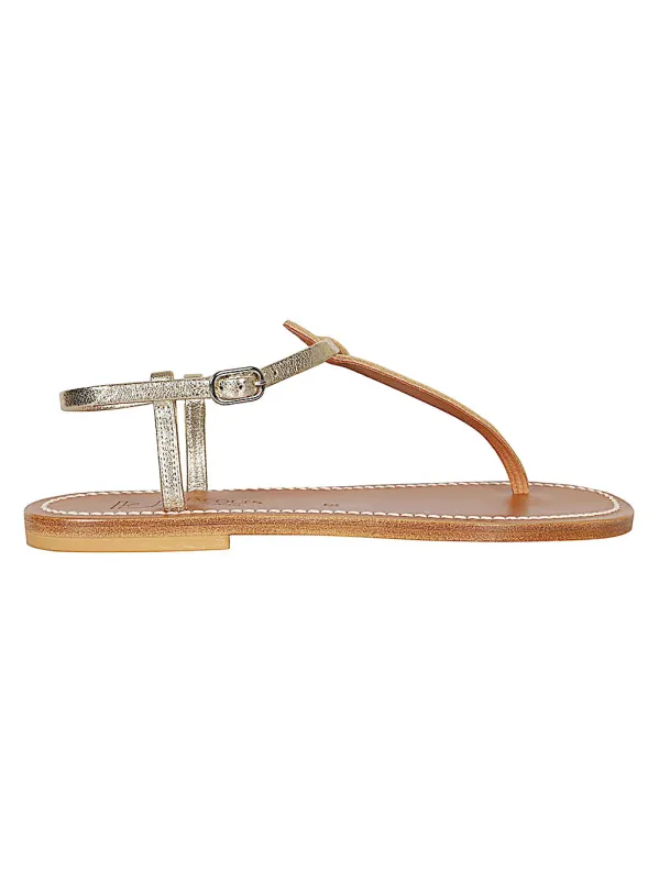 Picon Leather Thong Sandals made by Wanan Luxury