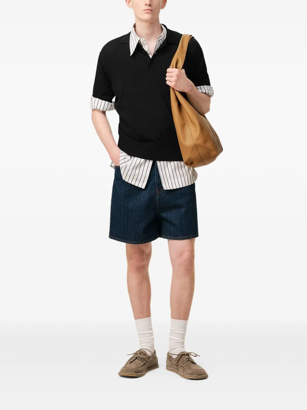 T-Shirts And Polos Blacks And Greys sold by Wanan Luxury product image thumbnail 3
