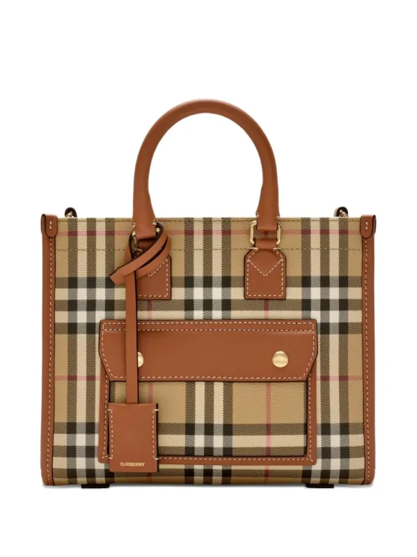 Bags Vntg Chk/Briar Brown made by Burberry