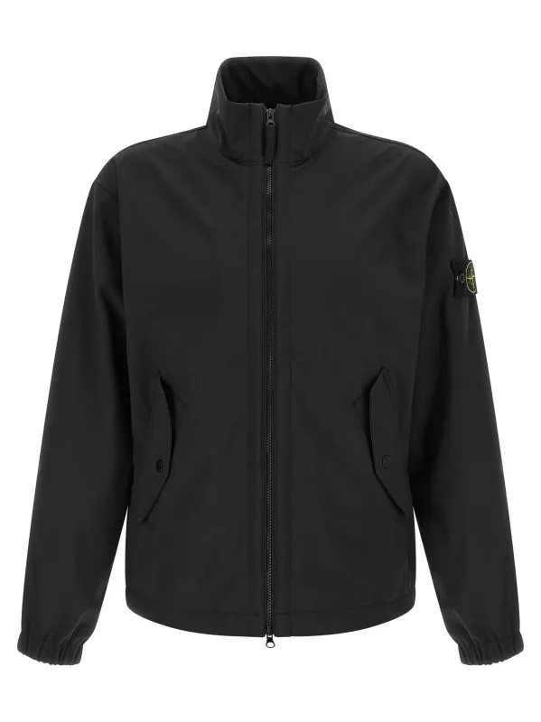 4100022 Puffer Jackets Black made by Stone Island