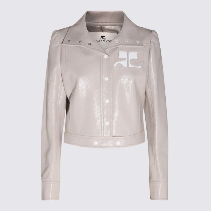 Jackets Mastic Grey made by Courreges