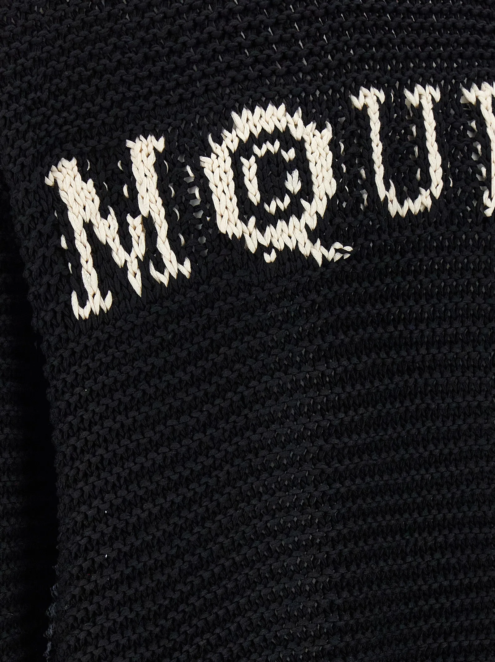 Logo Sweater Sweaters And Cardigans White/Black sold by Wanan Luxury product image thumbnail 4