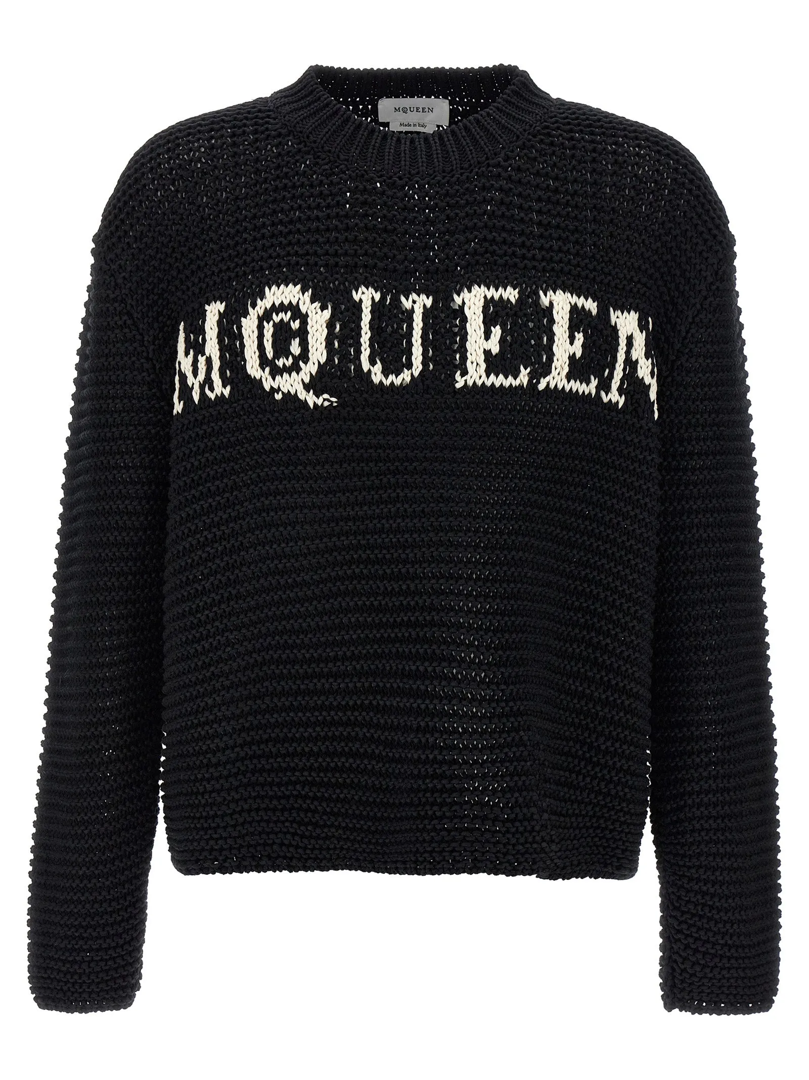 Logo Sweater Sweaters And Cardigans White/Black sold by Wanan Luxury