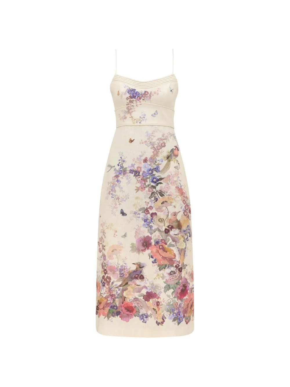 Luna Linen Long Dress sold by Wanan Luxury