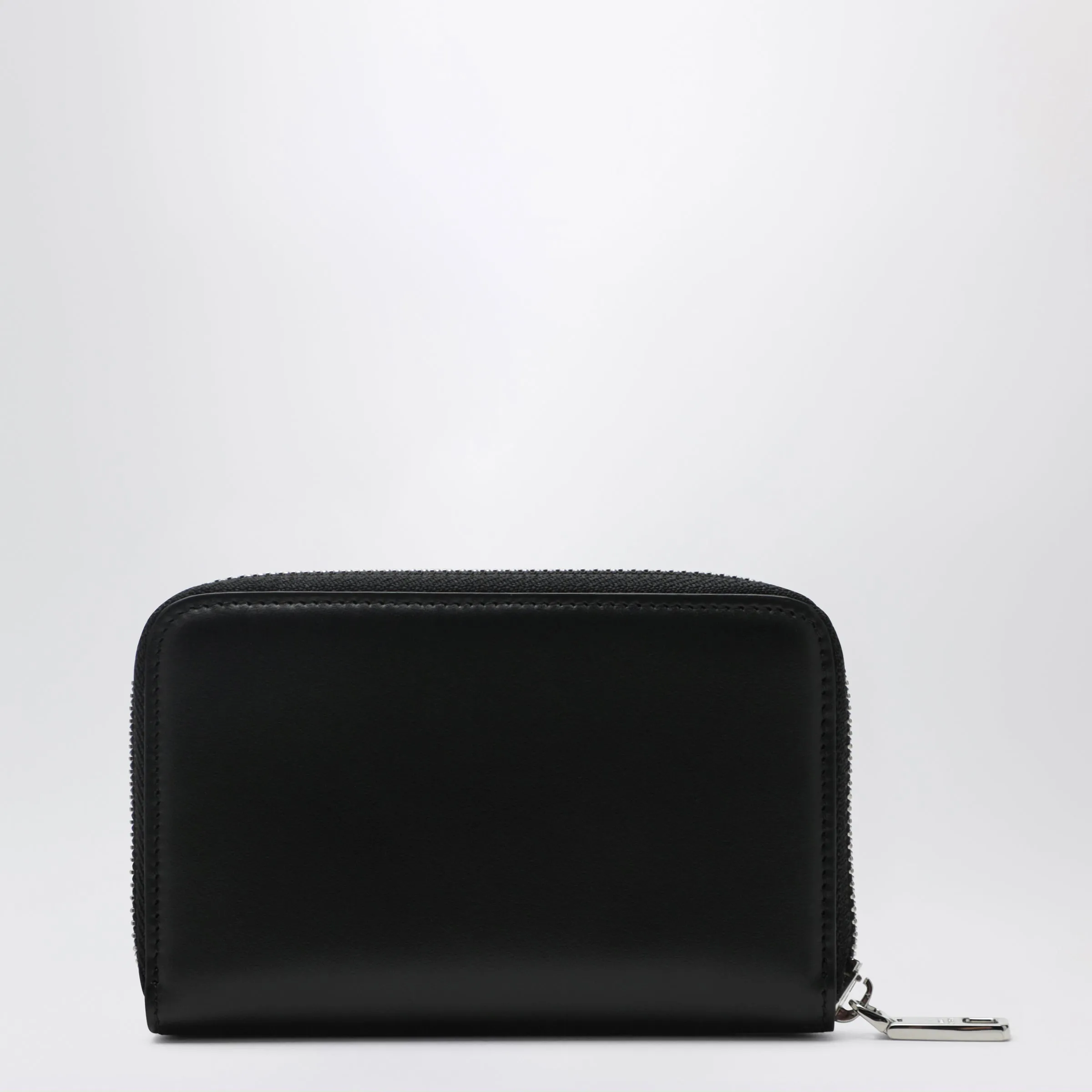Small Black Zip-Around Wallet With Embossed Logo sold by Wanan Luxury product image thumbnail 2