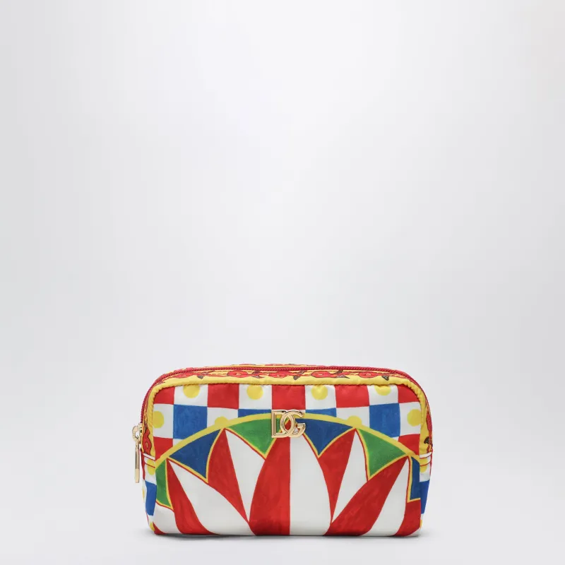 Pochette With Sicilian Cart Print made by Dolce & Gabanna