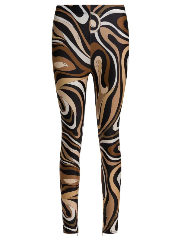 Trousers Brown made by Emilio Pucci