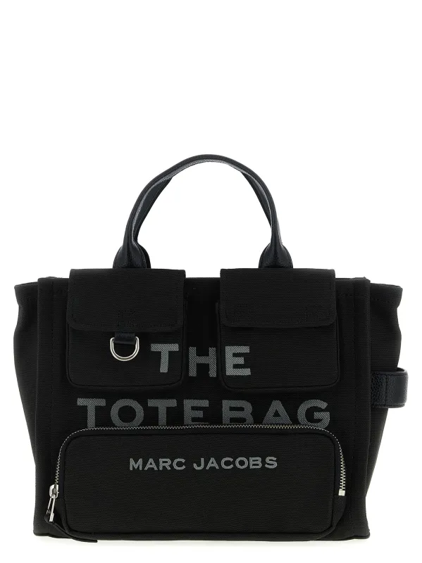 The Cargo Canvas Medium Tote Hand Bags Black made by Marc Jacobs