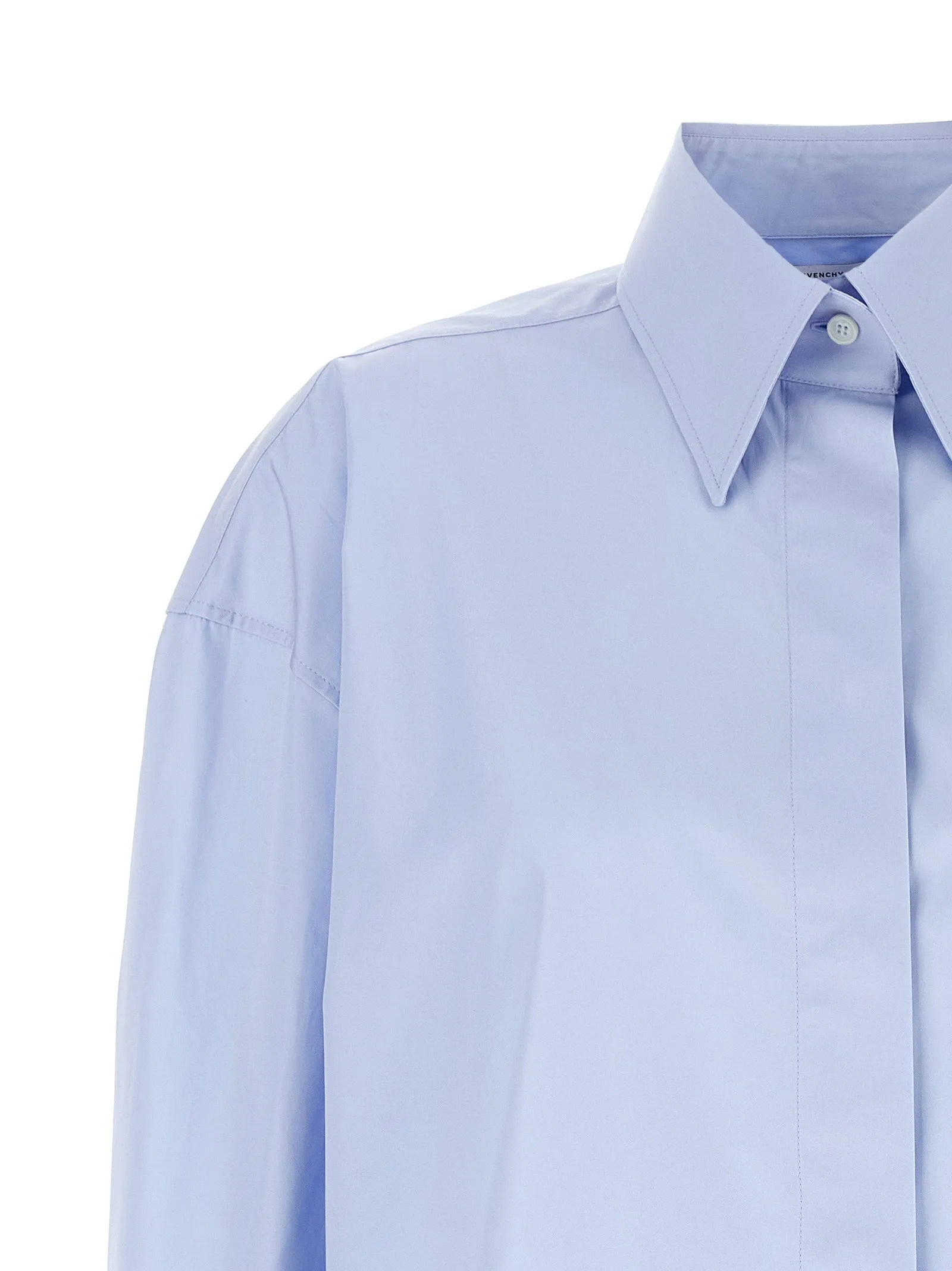 Asymmetric Shirt Shirt And Blouse Light Blue sold by Wanan Luxury product image thumbnail 3
