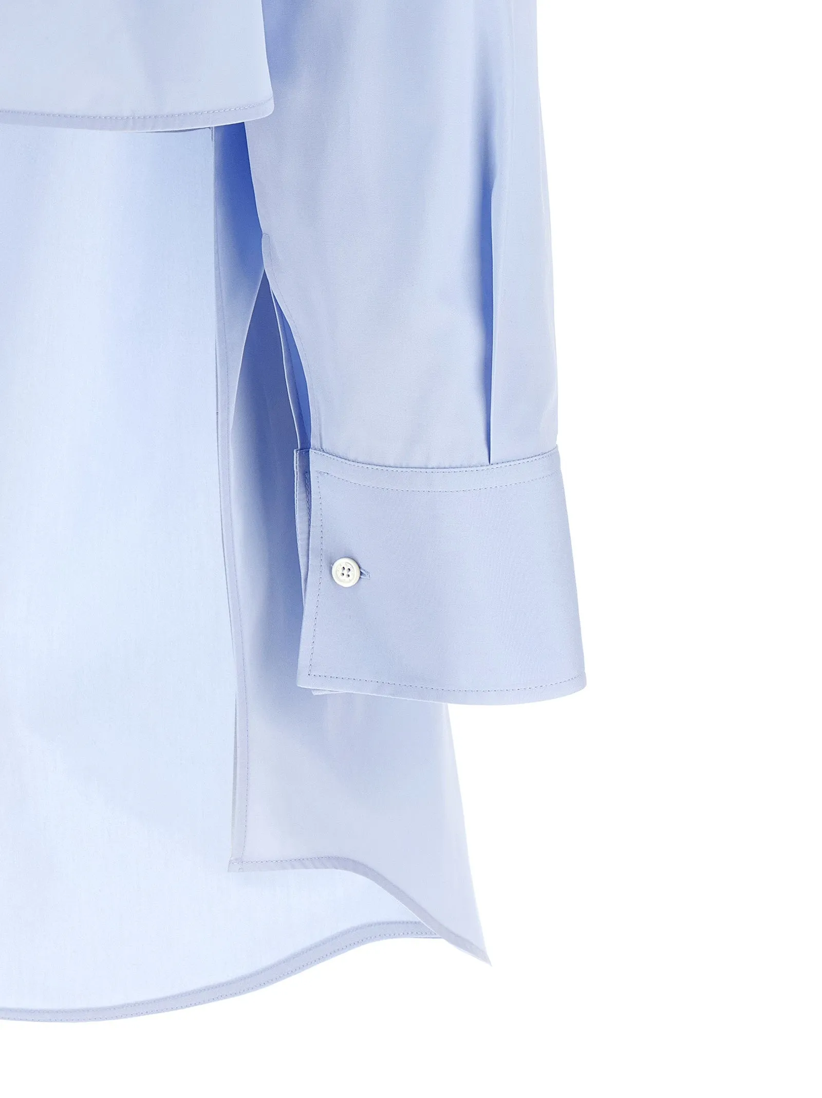 Asymmetric Shirt Shirt And Blouse Light Blue sold by Wanan Luxury product image thumbnail 4