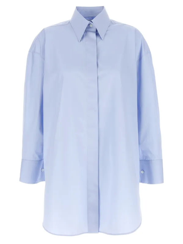 Asymmetric Shirt Shirt And Blouse Light Blue made by Givenchy
