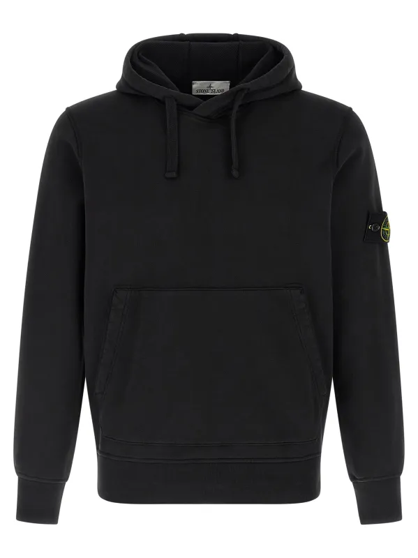6100062 Sweatshirt Black made by Stone Island