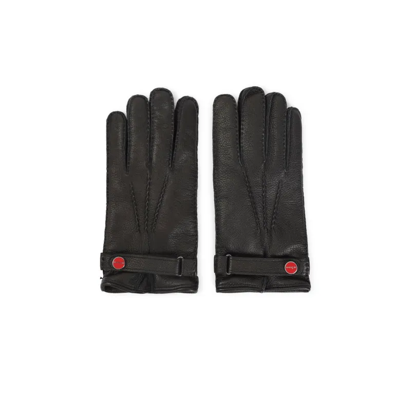 Gloves Black made by Kiton