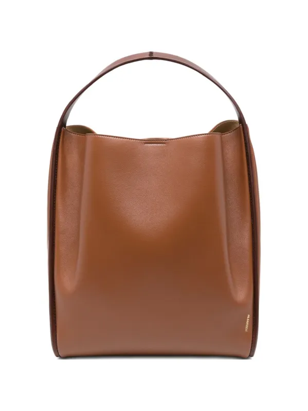 Pivot Leather Tote Bag made by Jil Sander