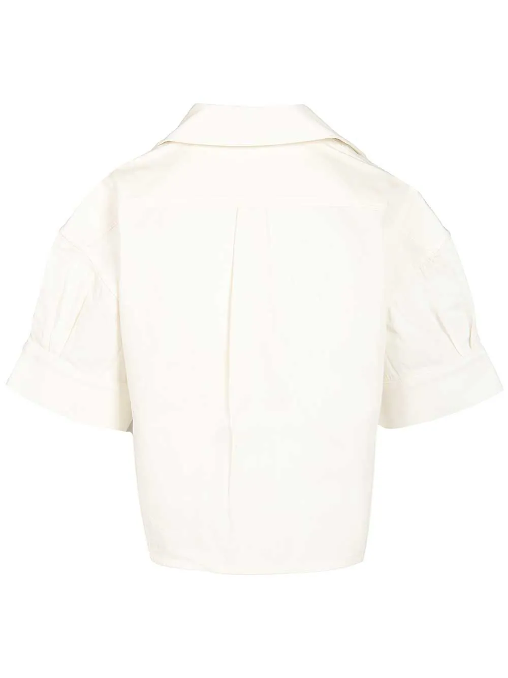 Short-Sleeved Denim Shirt Shirts White sold by Wanan Luxury product image thumbnail 2