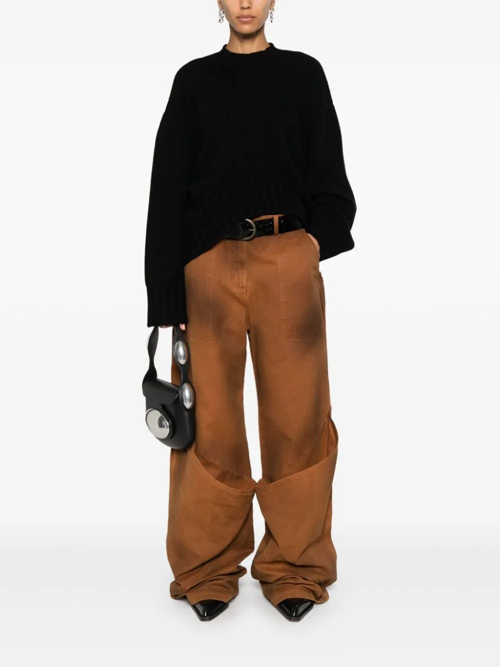 Wool Blend Crewneck Sweater sold by Wanan Luxury product image thumbnail 4