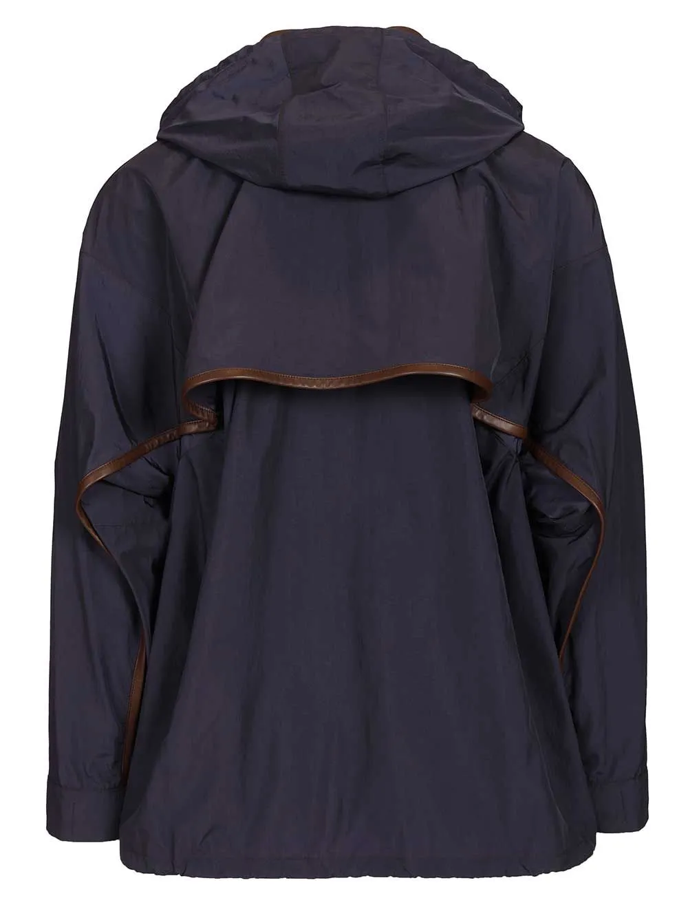 Hooded Jacket In Technical Fabric Jackets Blue sold by Wanan Luxury product image thumbnail 2