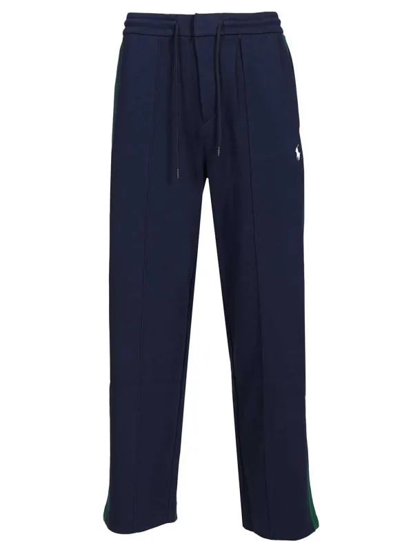 Drawstring Sweatpants Trousers Blue made by Polo by Ralph Lauren