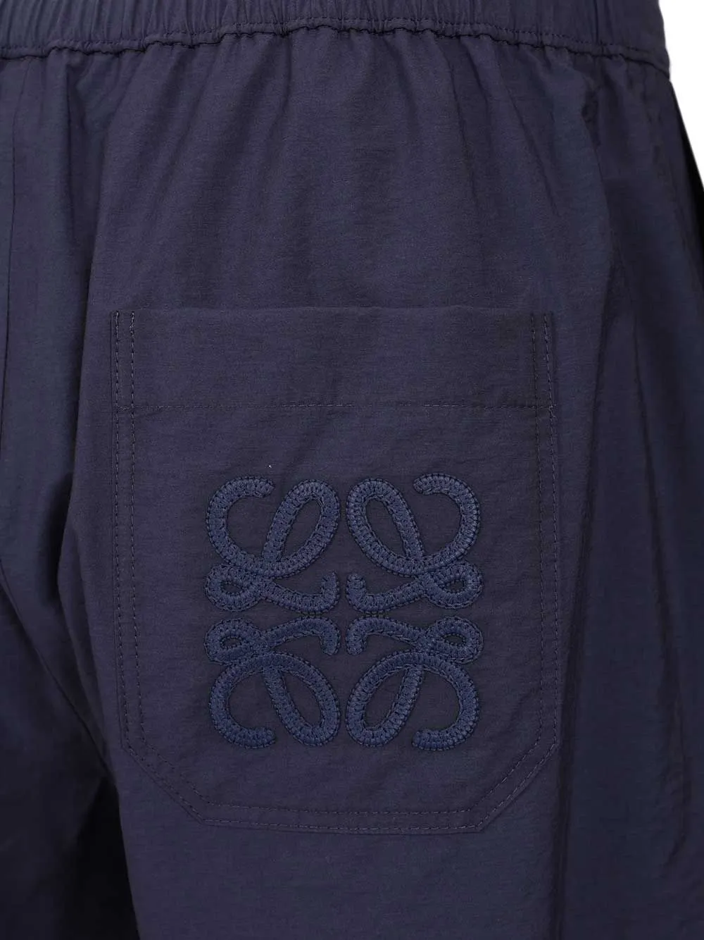 Drawstring In Cotton Blend Trousers Blue sold by Wanan Luxury product image thumbnail 5