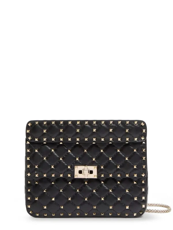 Rockstud Spike Leather Crossbody Bag With Iconic All-Over Studs made by Valentino Garavani