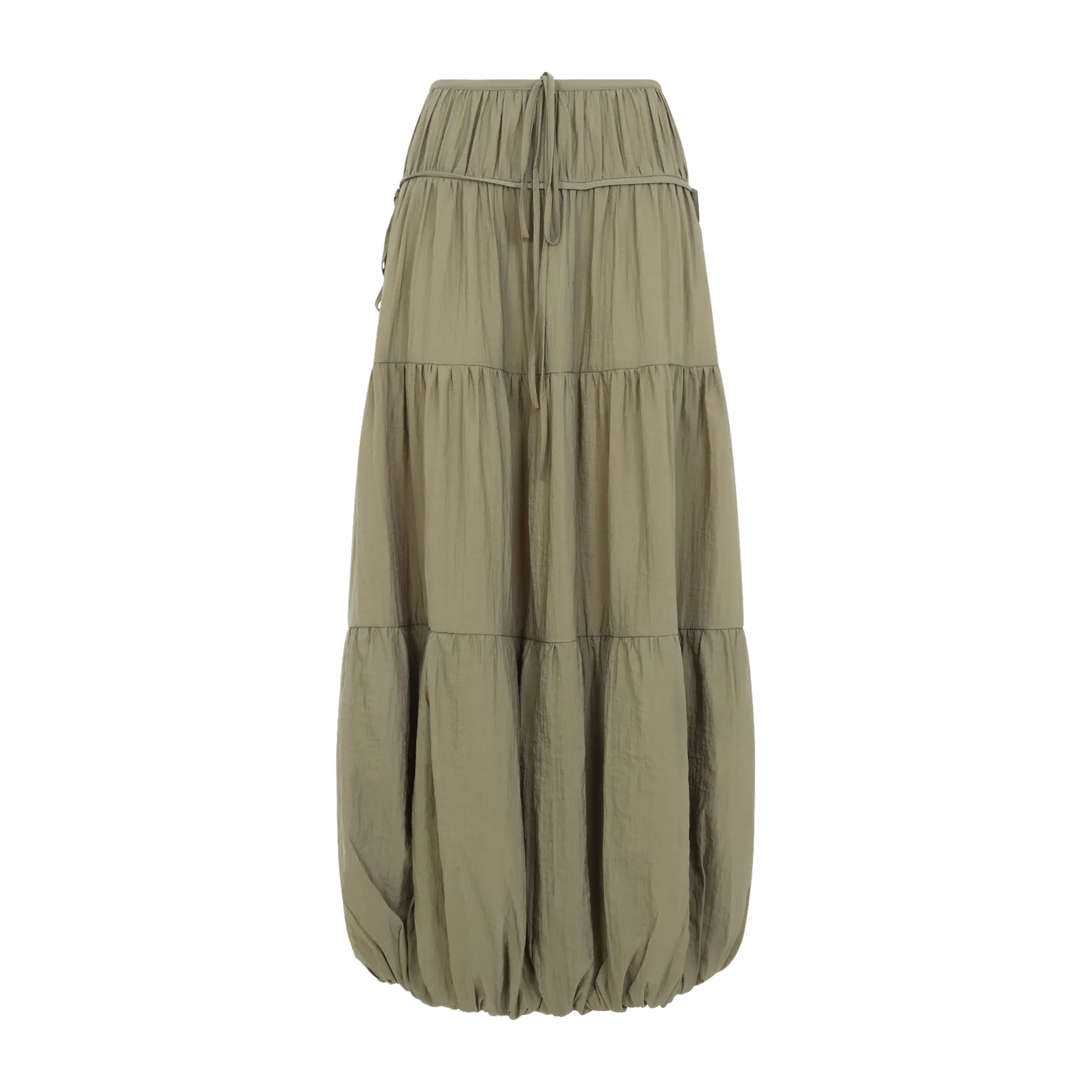 Midi Skirts Green sold by Wanan Luxury