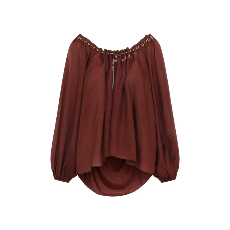 Blouse Red made by Zimmermann