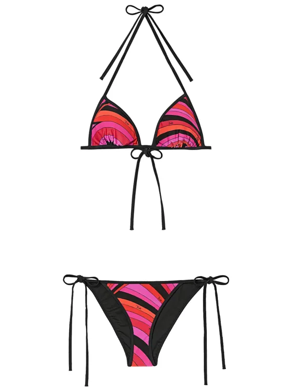 Iride Print Triangle Bikini made by Emilio Pucci
