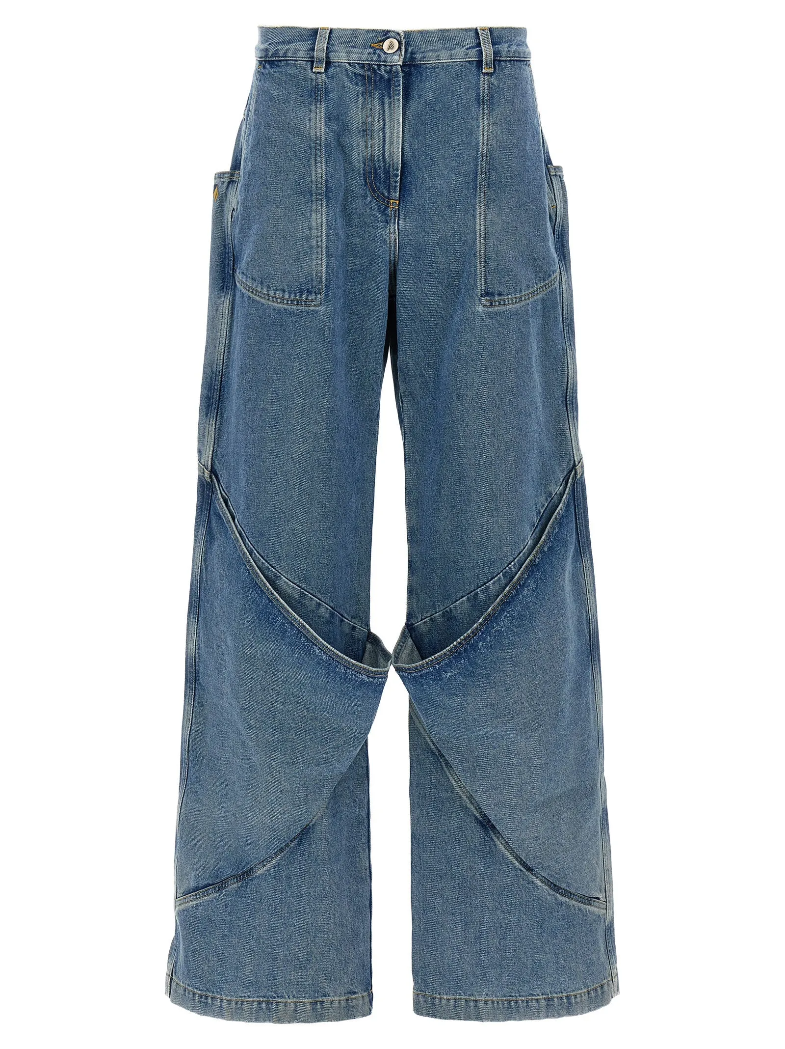 Maxi Pocket Jeans Blue sold by Wanan Luxury